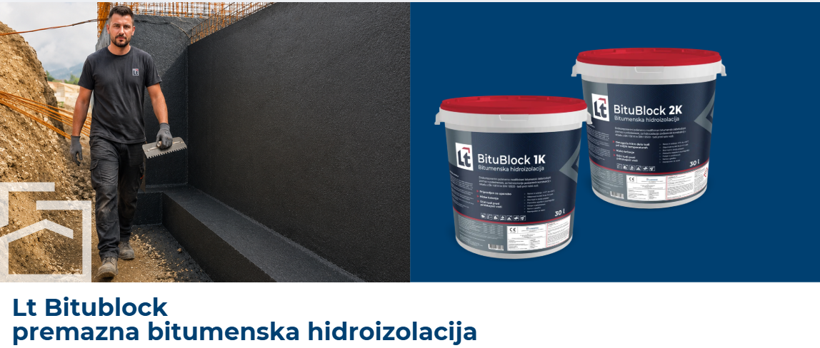 Premazna hidroizolacija Lt Bitublock